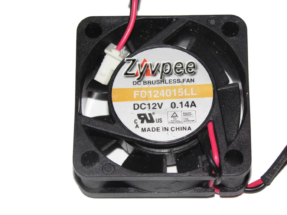 Zyvpee Zyvpee FD124015LL 40x15mm 12V 0.14A 2-pin case fan — product photo