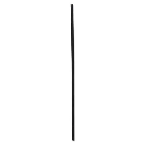 Boardwalk Boardwalk Unwrapped Cocktail Straws 8" Black 5000/Carton — product photo