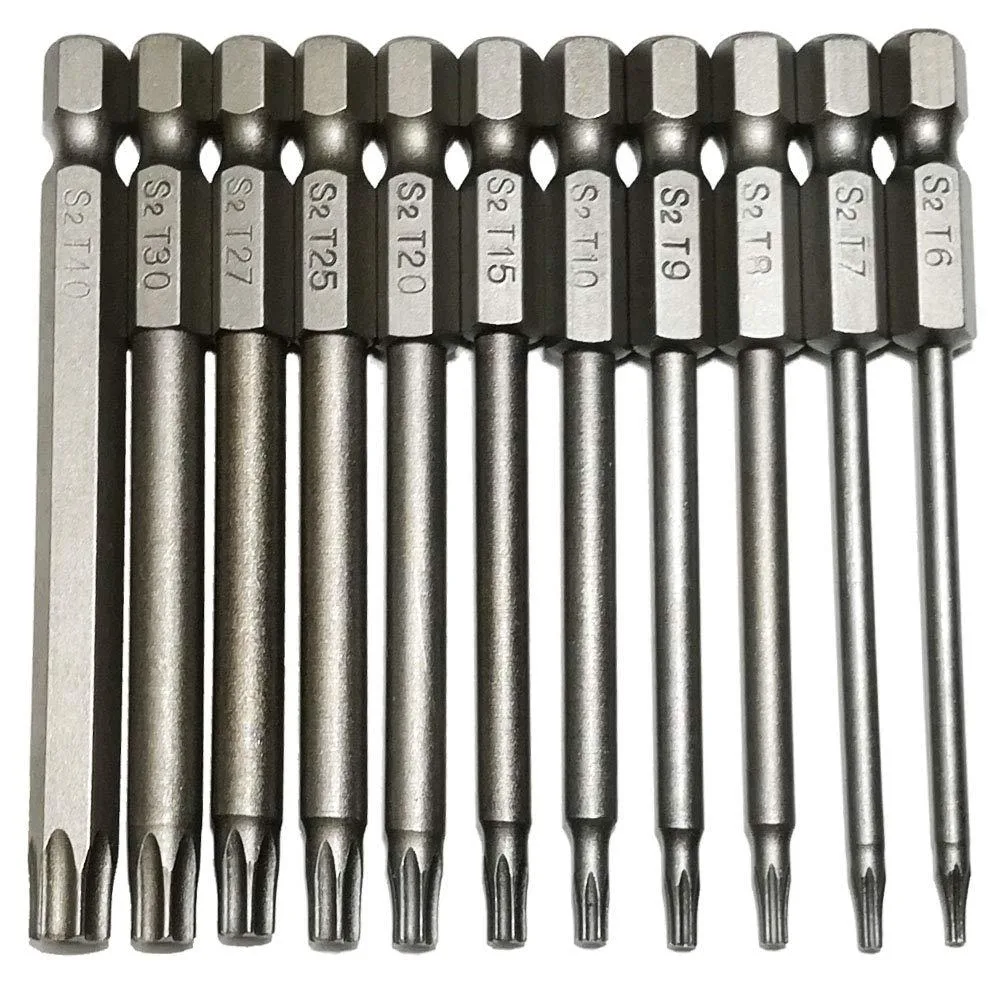 DeWalt Security Torx Bit Set 11pcs 1/4in Hex Shank S2 Steel 75mm T6-T40 — product photo