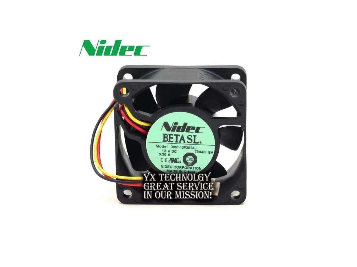 Fans Fans D06T-12P3S2 AJ 6025 0.3A 60x60x25mm case fan — product photo