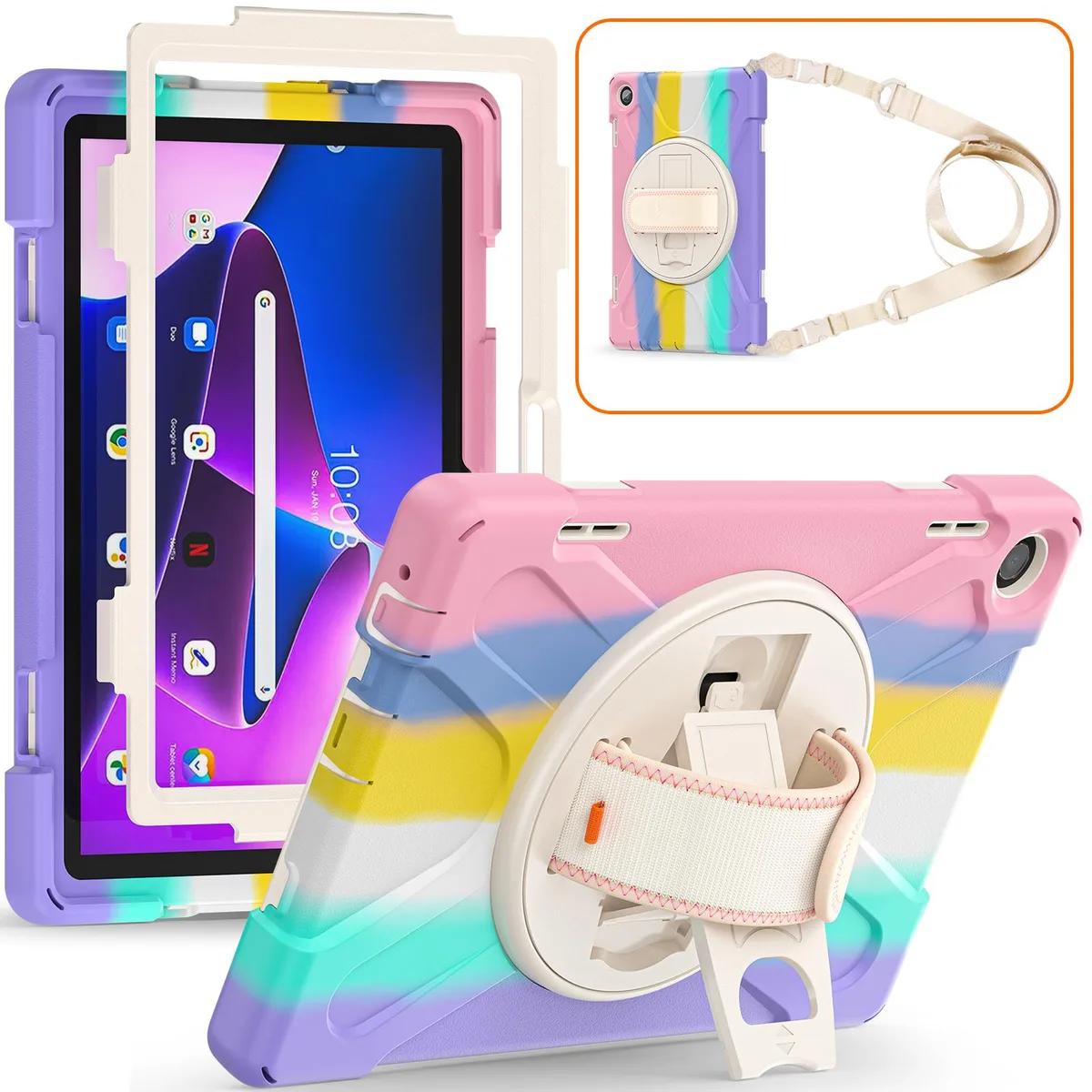 Werleo Werleo TB-328FU laptop case 10.1 inch 2022 Pink/White — product photo