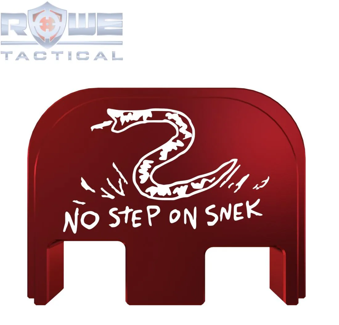 Rowe Tactical Inc. Rowe Tactical Inc. GLK-SP-G5-RED-NOSNK-LE rear slide cover plate firearm accessory — product photo