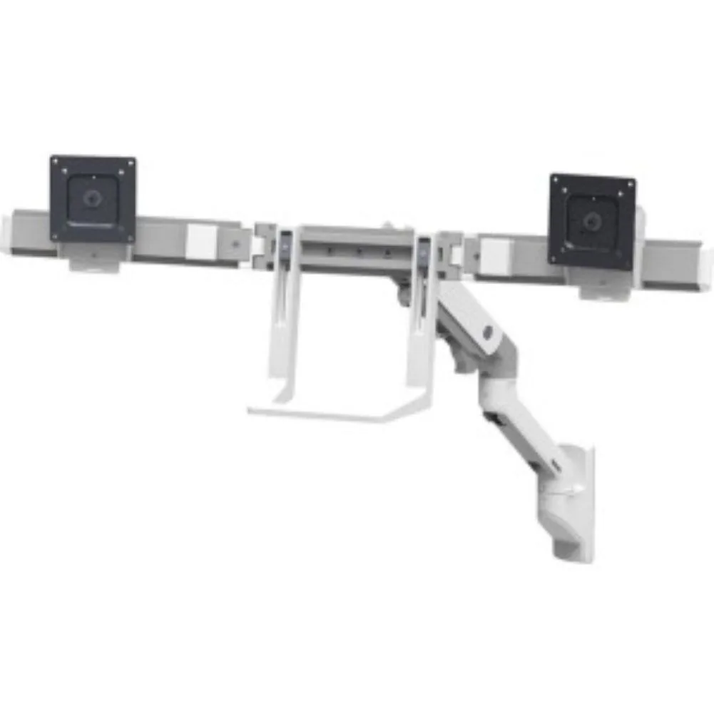 Ergotron Ergotron 45-479-216 dual monitor wall arm white — vörumynd