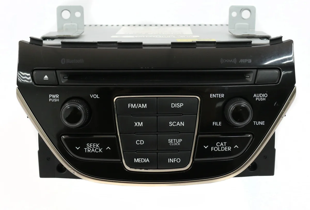 1 Factory Radio 1 Factory Radio 96180-2M117YHG receiver 2013-16 Hyundai Genesis AM FM XM MP3 CD Bluetooth — product photo