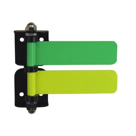 Omnimed 291882 neon exam room flags, two flags on powder-coated aluminum bracket