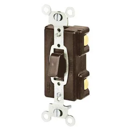 Bryant Bryant 4983 Wall Switch 20A Push Button Brown — product photo