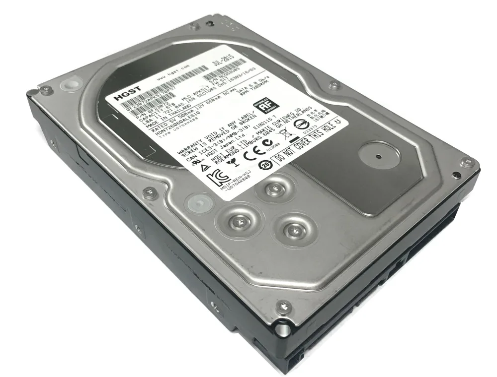 HGST HGST Deskstar HDN726060ALE610 6TB 7200 RPM 64MB Cache SATA 6.0Gb/s 3.5" Internal Hard Drive — product photo