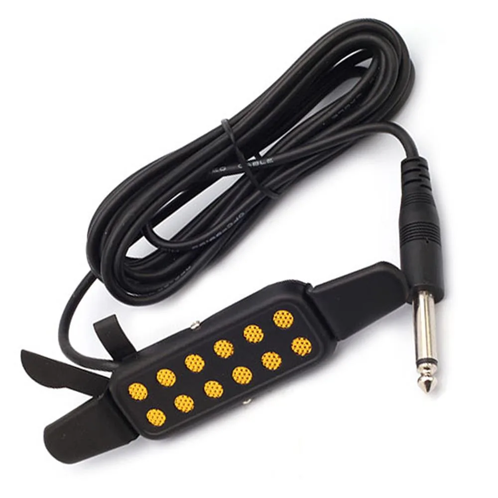 Zhonglian Electronic-Sound Zhonglian Electronic-Sound Acoustic &amp; Classical Guitar Clip on Pickup With Gold Dot — product photo