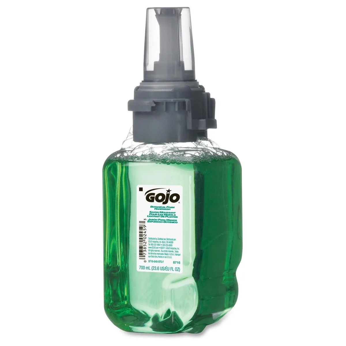 GOJO GOJO 871604CT Botanical Foam Soap Refill 700 mL 4 / Carton — product photo