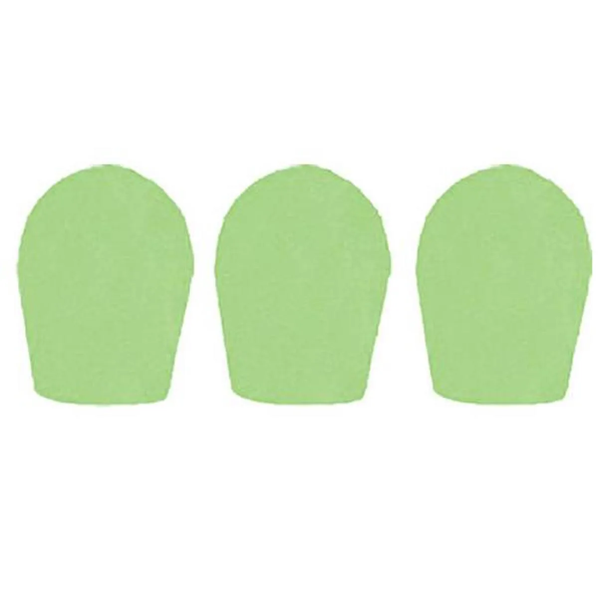 WindTech WindTech 600 Series Windscreens 1" Diameter 3 Pack Neon Green — product photo