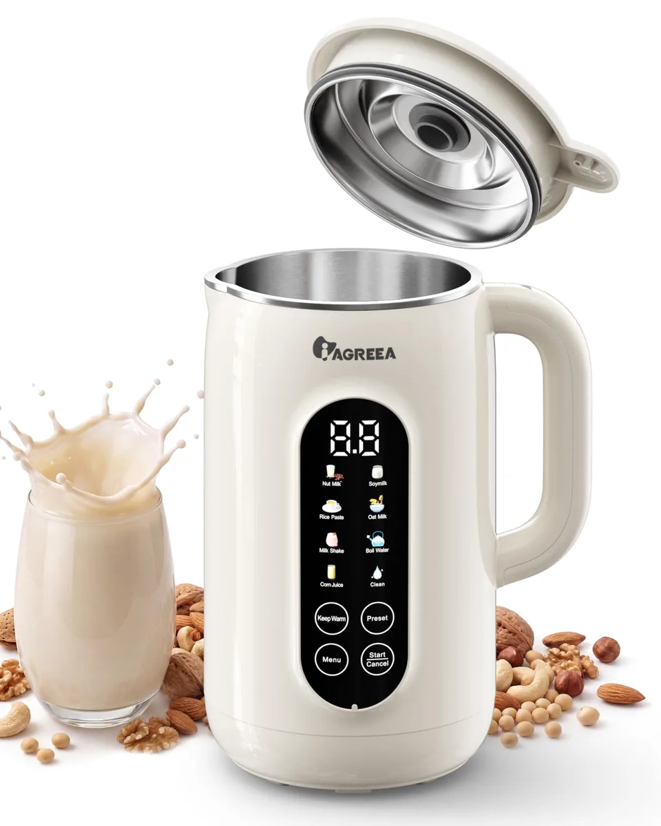  MAXI-MATIC YC-NM100 35oz Nut Milk Maker 10-in-1 White — product photo