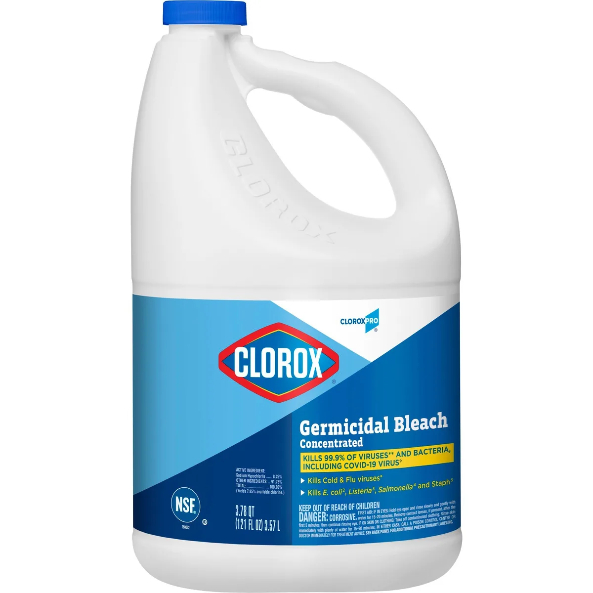 Clorox Clorox 30966CT Concentrated Germicidal Bleach 121 oz 3/Carton cleaning — product photo