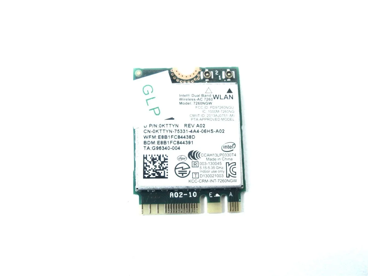 DELL DELL KTTYN 7260NGW M.2 Wi-Fi Adapter Bluetooth 4.0 — product photo