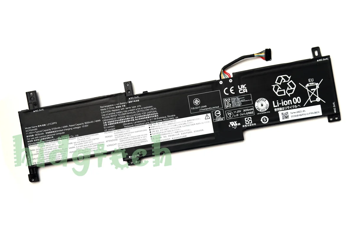 Beisite Beisite L21C3PF0 L21M3PF1 42Wh 11.25V laptop battery — product photo