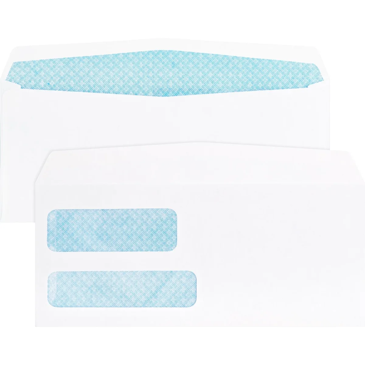 Business Source Business Source 36680 No. 9 Double Window Envelopes 500/Box 24 lb — product photo