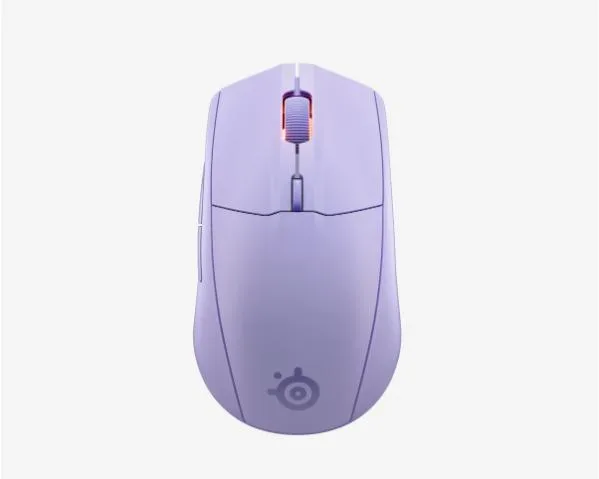 SteelSeries SteelSeries Rival 3 WL Gen 2 62529 gaming mouse 18000 DPI Lavender — product photo