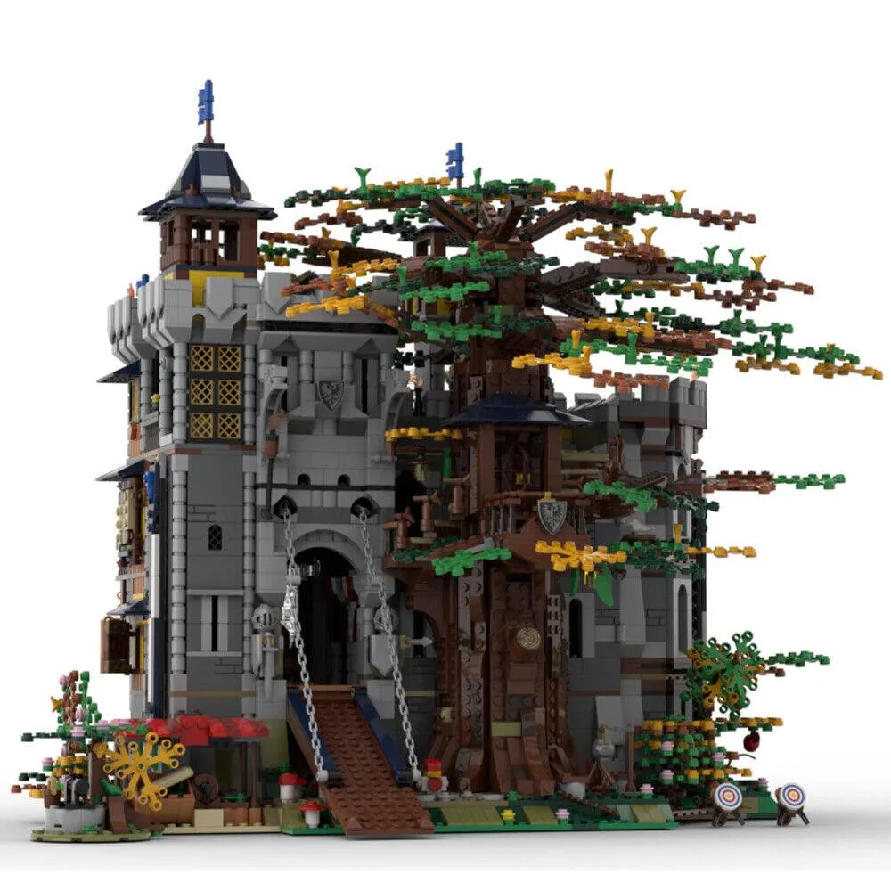 ZITIANYOUBUILD ZITIANYOUBUILD MOC-126920 Medieval Castle &amp; Tree House 6223 Parts Educational Building Set — product photo