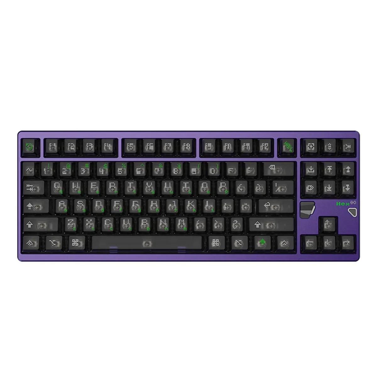 Vszerda Vszerda Hex80 HE Magnetic Gaming Keyboard 80% TKL CNC Aluminum Purple — product photo
