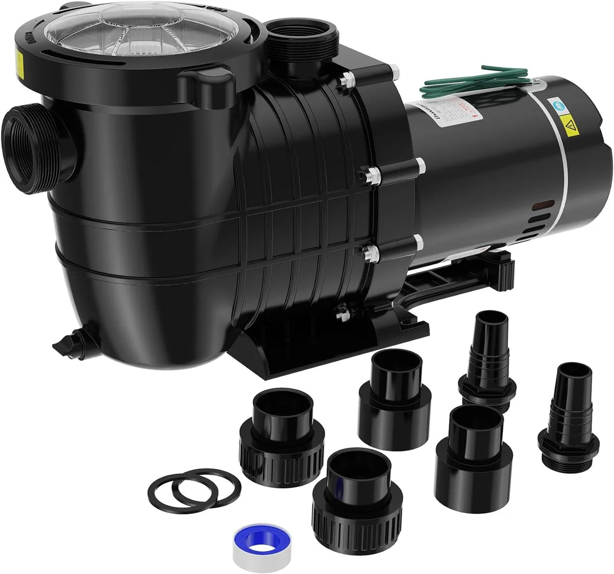 BFKK BFKK 2.0 HP Pool Pump 6900 GPH Dual Voltage 115/230V — product photo