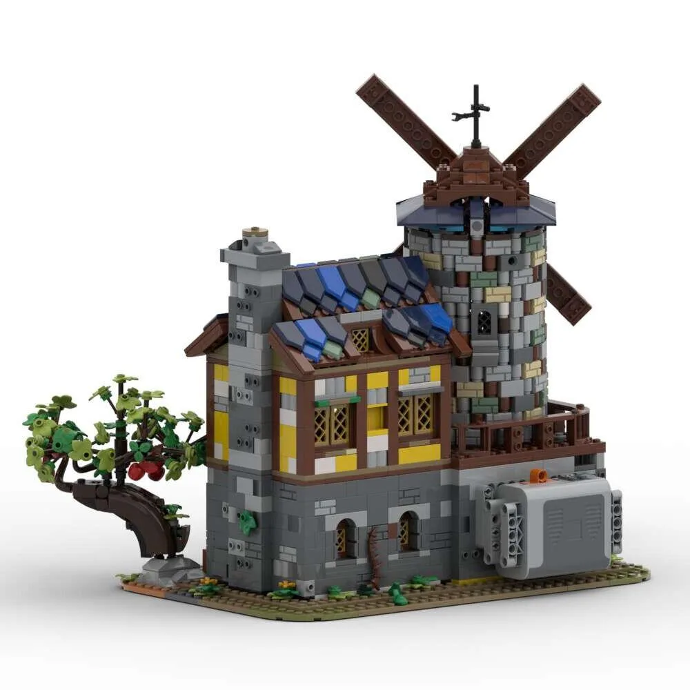 ZITIANYOUBUILD ZITIANYOUBUILD Motorized Windmill Building Set 1675 Pieces — product photo