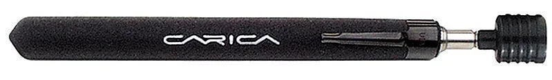 Telescoping magnetic pickup tool with PVC handle and stainless steel shaft, extends to 32 in, 14 lb pull