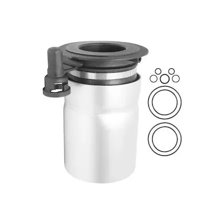 Unity rear air spring, black rubber bellows with metal end caps