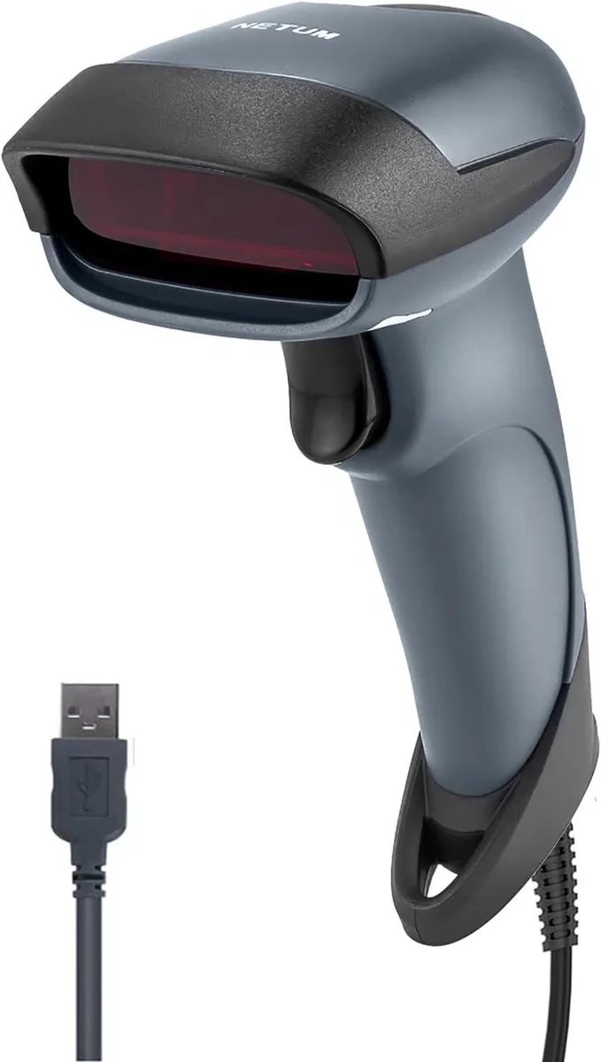 Guangzhou Netum Electronic Technology Guangzhou Netum Electronic Technology Handheld 1D Wired USB Laser Barcode Scanner UPC EAN Reader Gun — product photo