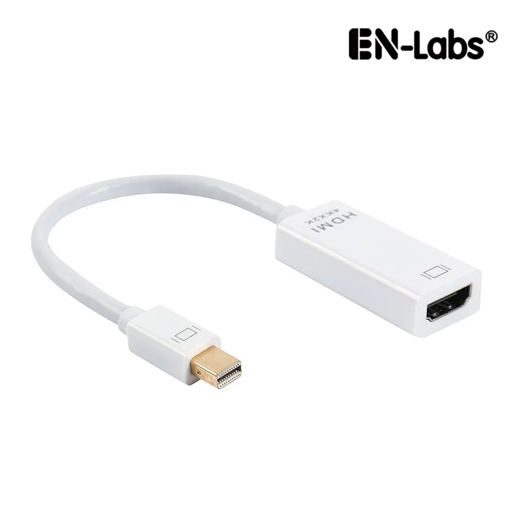 EN-Labs EN-Labs PSMDP2HD4K Mini DisplayPort 1.2 to HDMI Audio Video Converter 3840x2160@30Hz White — product photo