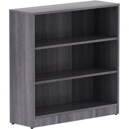Lorell Lorell 69626 bookshelve 3 shelves 36x12x36 Weathered Charcoal — product photo