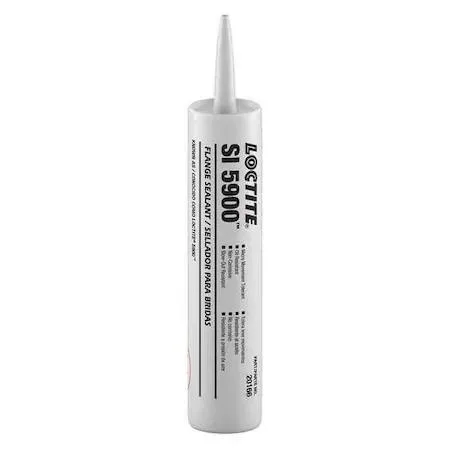 Black Loctite SI 5900 RTV gasket maker in a 300 mL cartridge