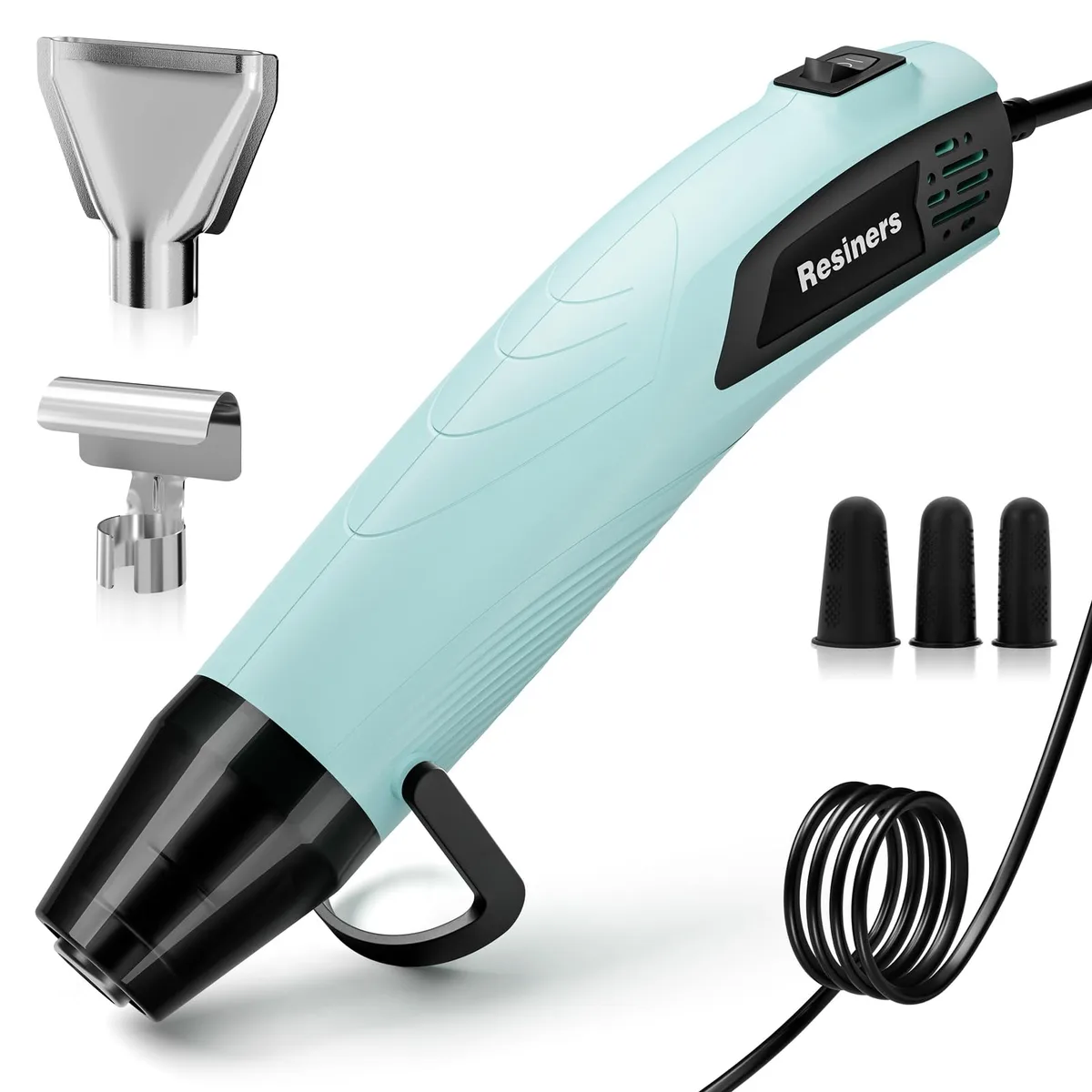 Singer R-030E 350W heat gun, mint green — product photo