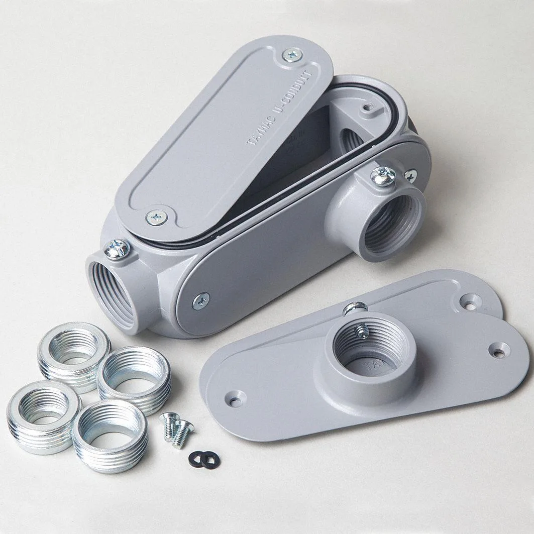 Hubbell Incorporated Hubbell Incorporated RACO UCB0100 Conduit Outlet Body Aluminum 1 in Trade Size 10 Piece — product photo