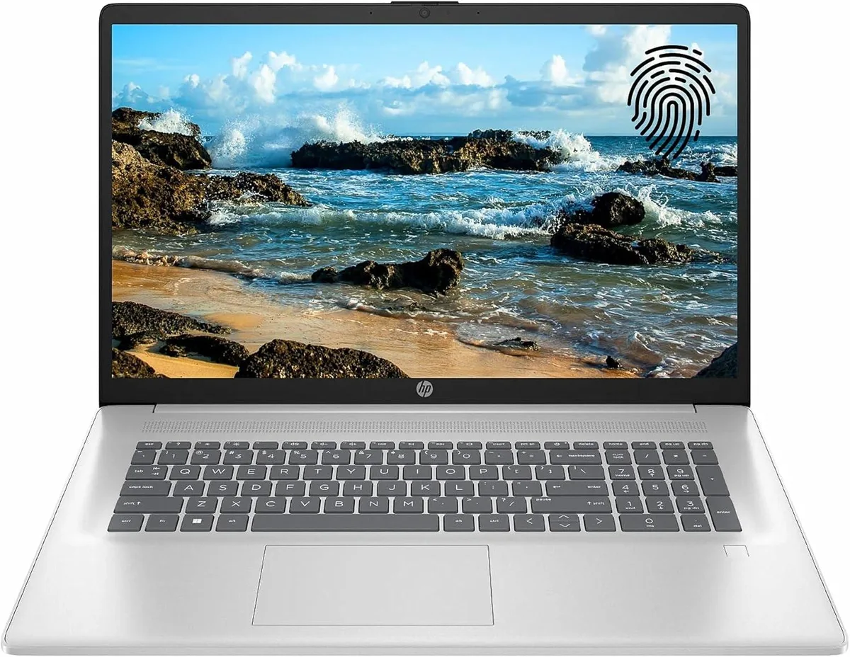 HP HP 17 laptop i3-N305 32GB 1TB SSD 17.3" FHD Silver Webcam HDMI — product photo