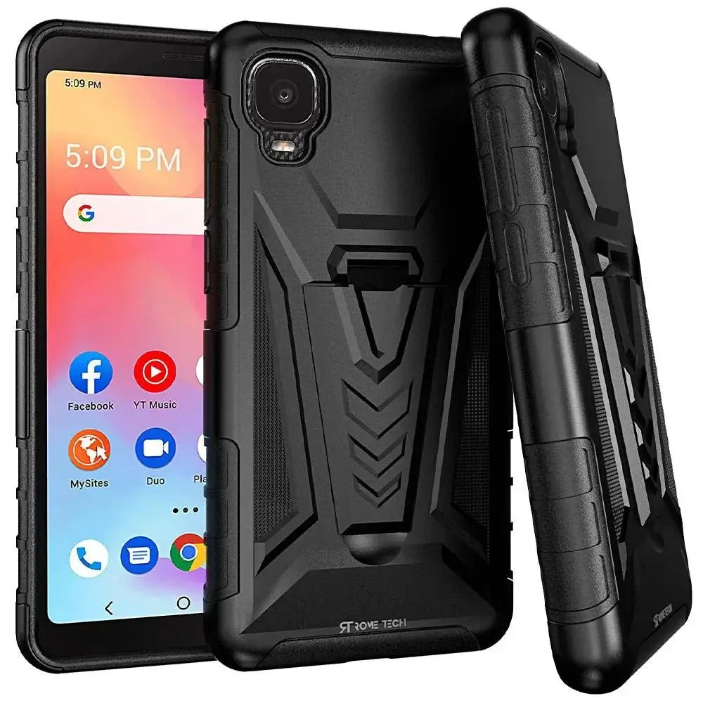 Rome Tech Rome Tech Dual-Layer Holster Case for TCL A3 / TCL A30 / TCL Ion Z Teal — product photo