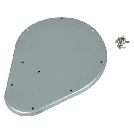 Dayton bottom plate, flat metal disc with mounting holes