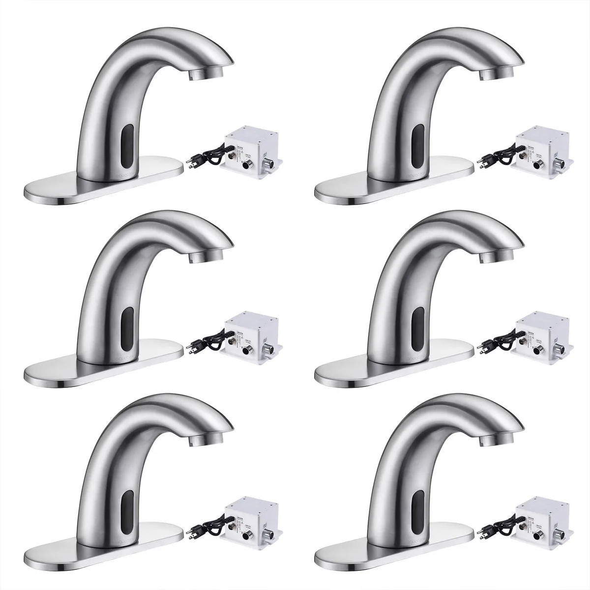 Aquaterior Aquaterior 81FH1005-5-4-BN.V2X6 bath faucet 6 pack — product photo