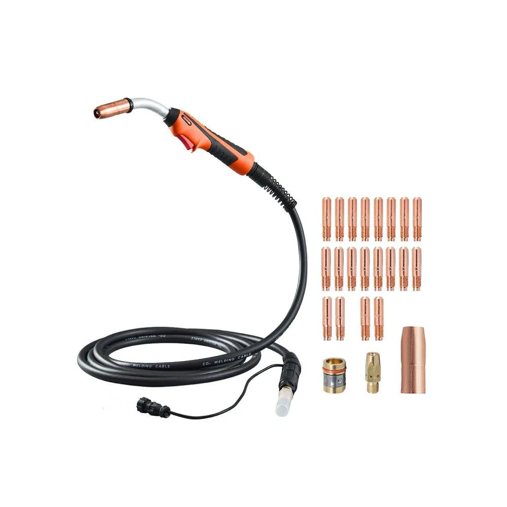 VEVOR VEVOR 250Amp MIG Welding Gun 15ft Cable Millermatic 200 210 212 250 250X 251 252 — product photo
