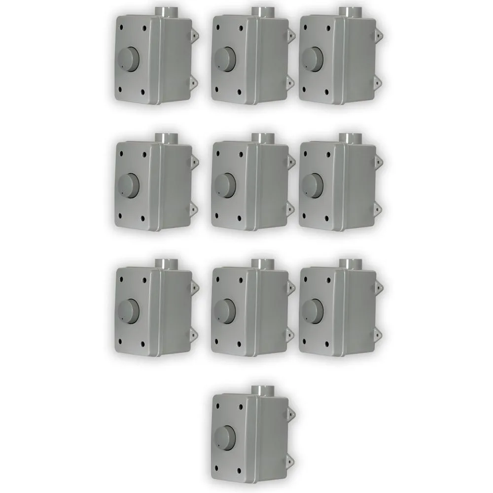 Goldwood Sound, Inc. Goldwood Sound, Inc. Acoustic Audio Outdoor Volume Controls Grey 10 Pack — product photo