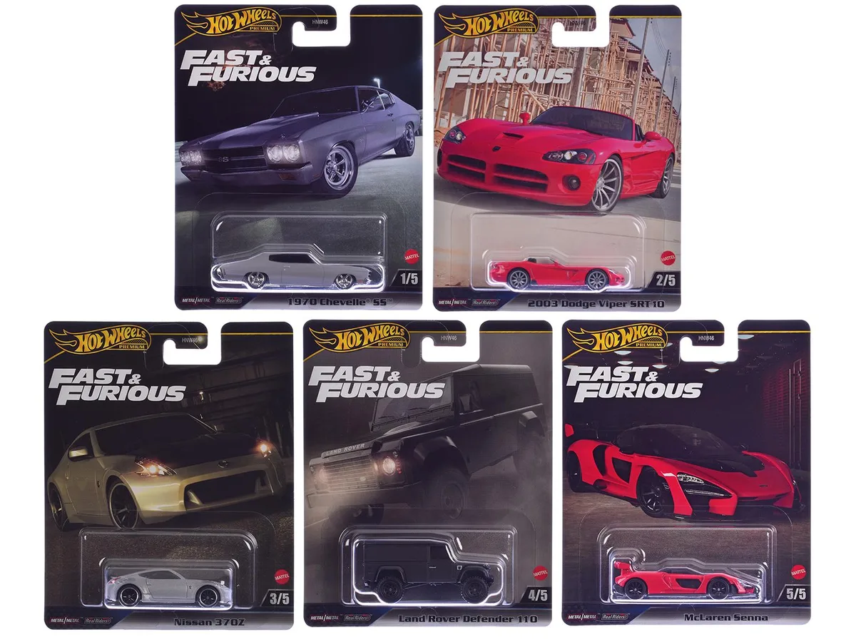 Hot Wheels Hot Wheels Fast &amp; Furious 2024 5-Piece Set J Diecast Cars — product photo