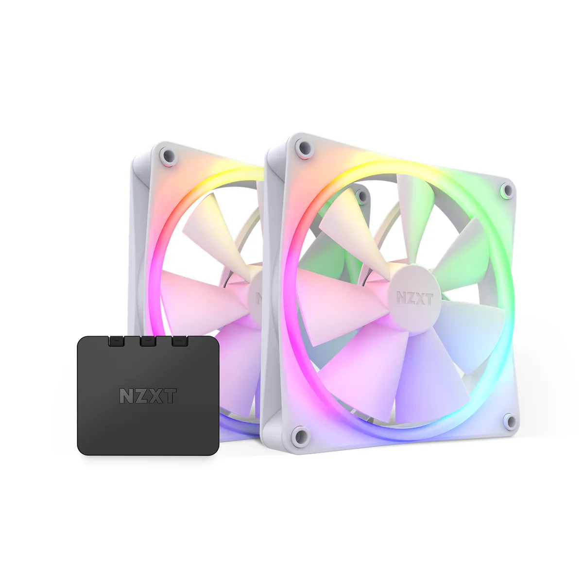 NZXT NZXT RF-R14DF-W1 140mm RGB case fan — product photo