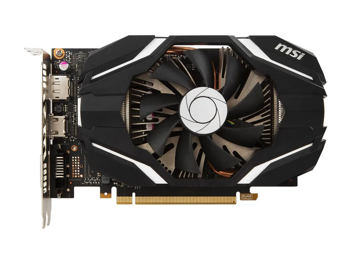 MSI MSI GeForce GTX 1060 6G OCV1 6GB GDDR5 Single Fan graphics card — product photo