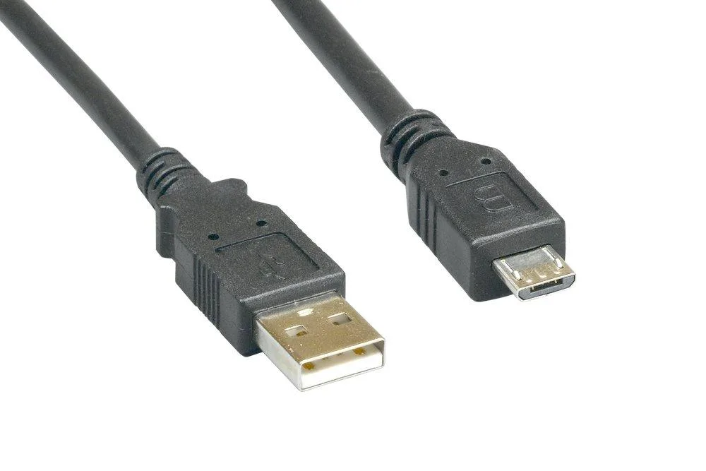 Cable Leader Cable Leader USB 2.0 A Male to Micro B Male Cable 3ft Black — product photo