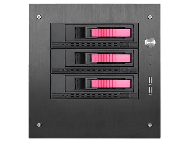 iStarUSA Inc. iStarUSA Inc. S-35-3M1RD server chassis 3 x 3.5" hot-swap mini-ITX tower — product photo