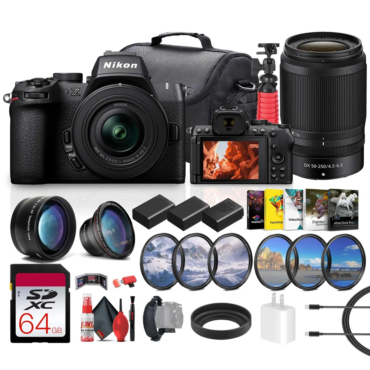 Nikon Inc Nikon Z50 II Camera Kit with 16-50mm &amp; 50-250mm Lenses — product photo