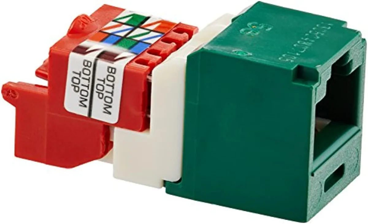Panduit Panduit CJ5E88TGR Mini-Com Cat.5e Modular Jack Green — product photo