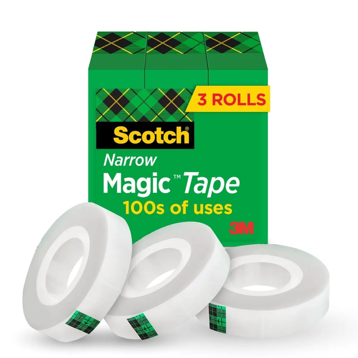 Scotch 810-3PACK Magic Tape 3 Rolls — product photo