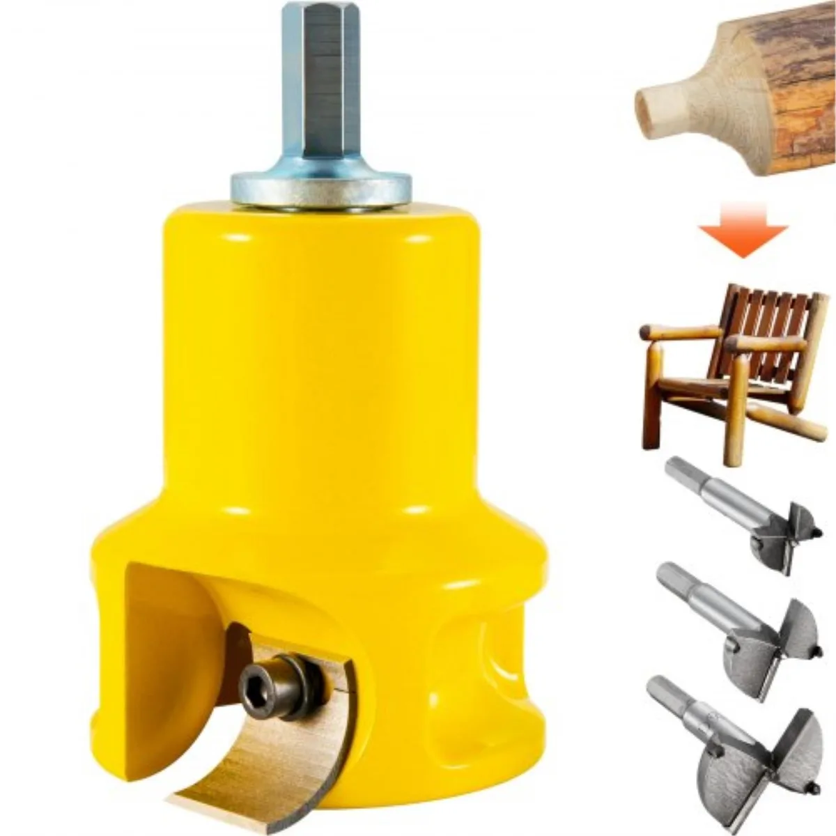VEVOR VEVOR Tenon Cutter 1.5" 38 mm Red 30 Planes 4 Blades — product photo