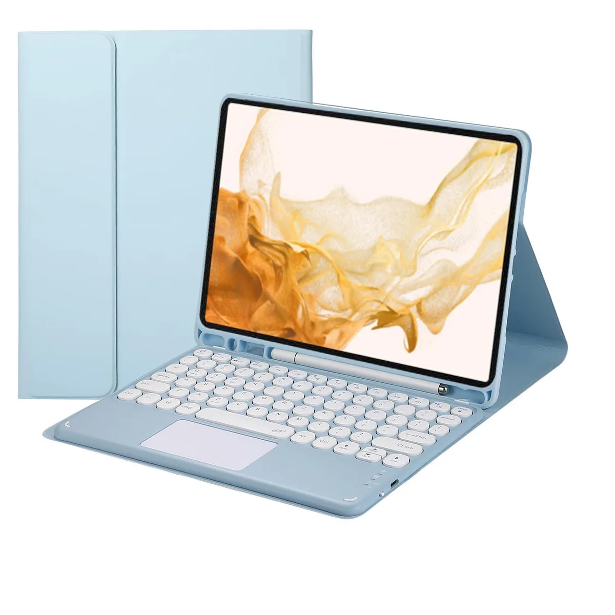 Timoom Timoom Touch Keyboard Case 12.4" Blue RGB Bluetooth 78 Keys — product photo