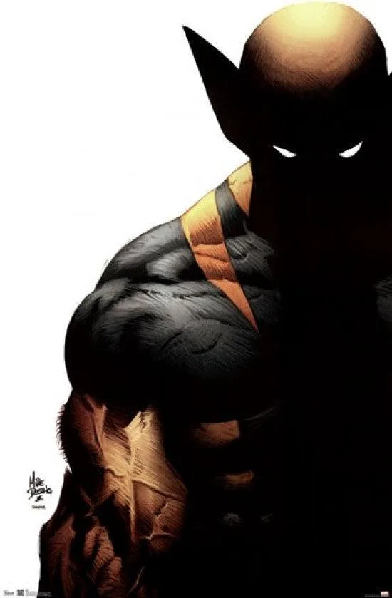 Wolverine Shadow poster print on heavy paper, 24 x 36 inches