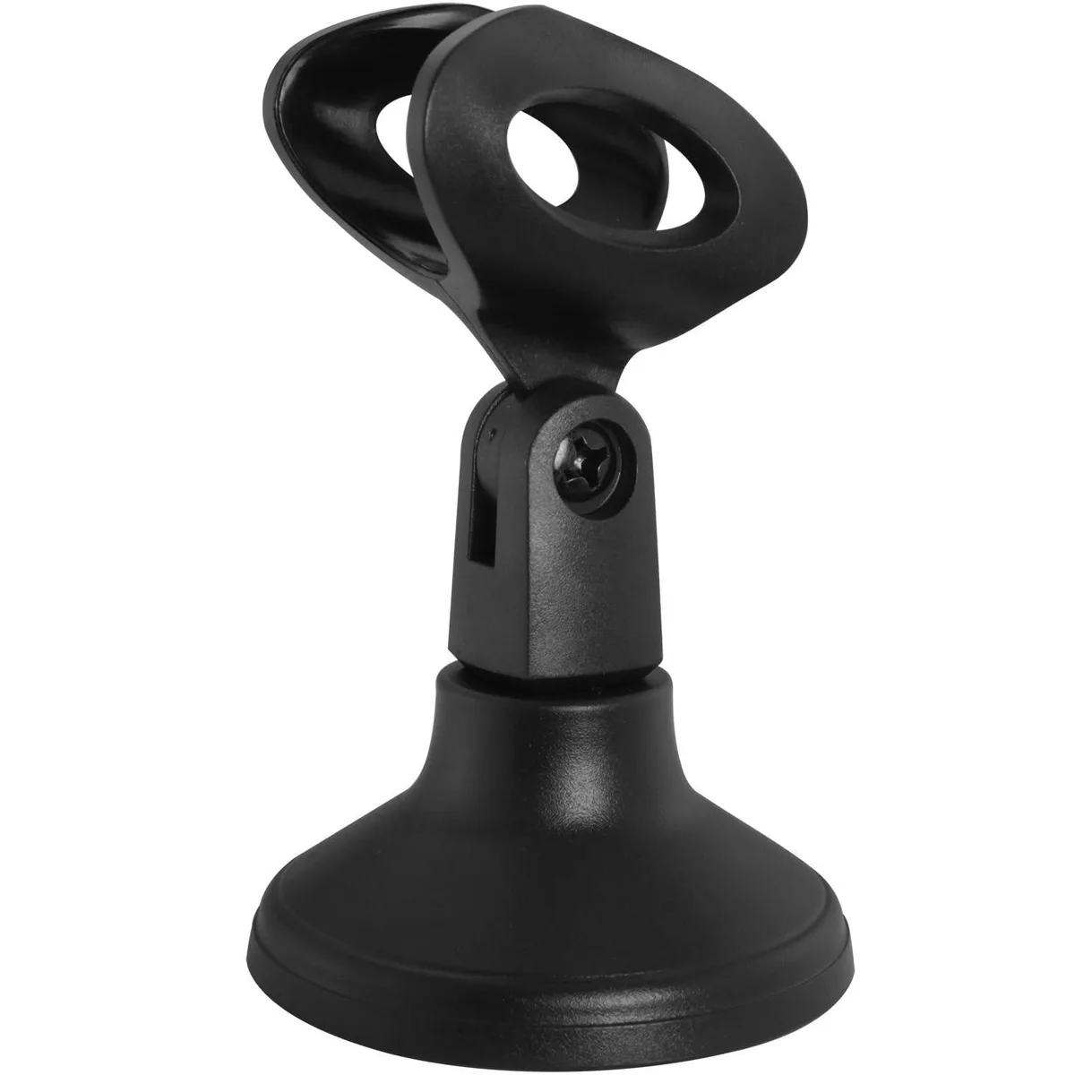  LUORNG 66696-DMMS-1 Mini Desktop Microphone Stand 180° Adjustment Weighted Base — product photo